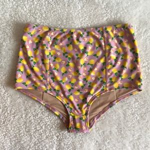 J Crew high waisted swim bottoms like Kortni Jeane